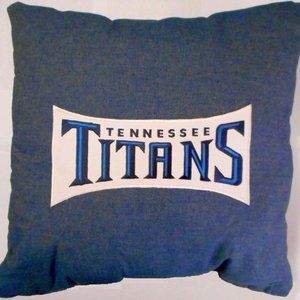 Tennessee Titans Throw Pillow Measures 14 x 14 inches